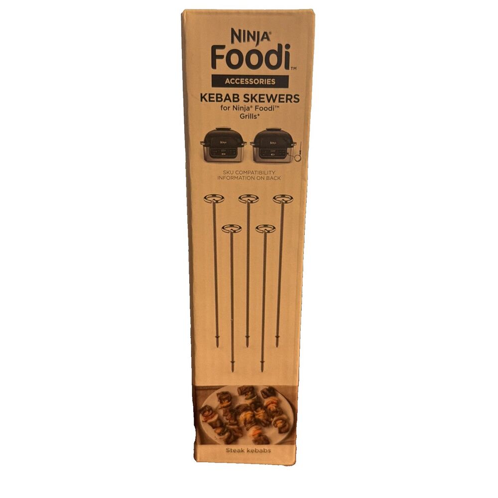 Ninja Foodi Accessories Steak Kebab Skewers x5 for Ninja Grill AG300 AG400 NEW